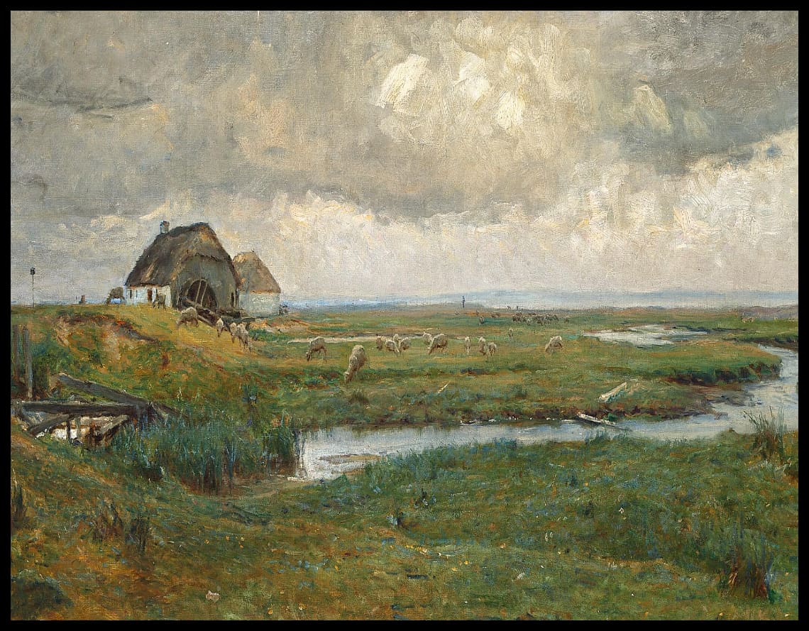 Journée de temps gris au Limfjord