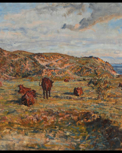 Grazing cows at Refnæs
