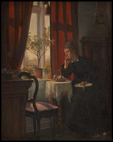 Helga Johansen, the artist's sister