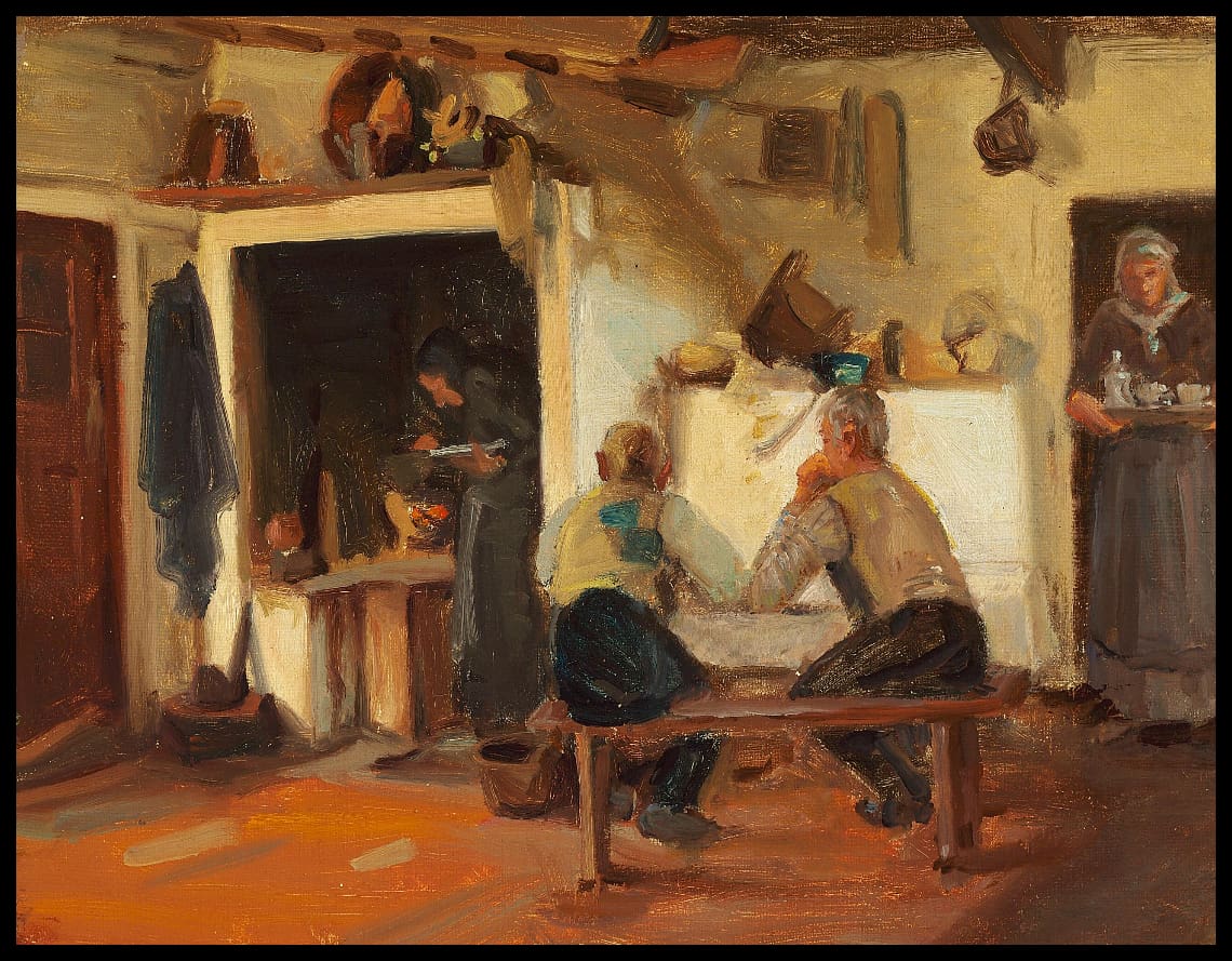 Intérieur de la cuisine de Brøndum