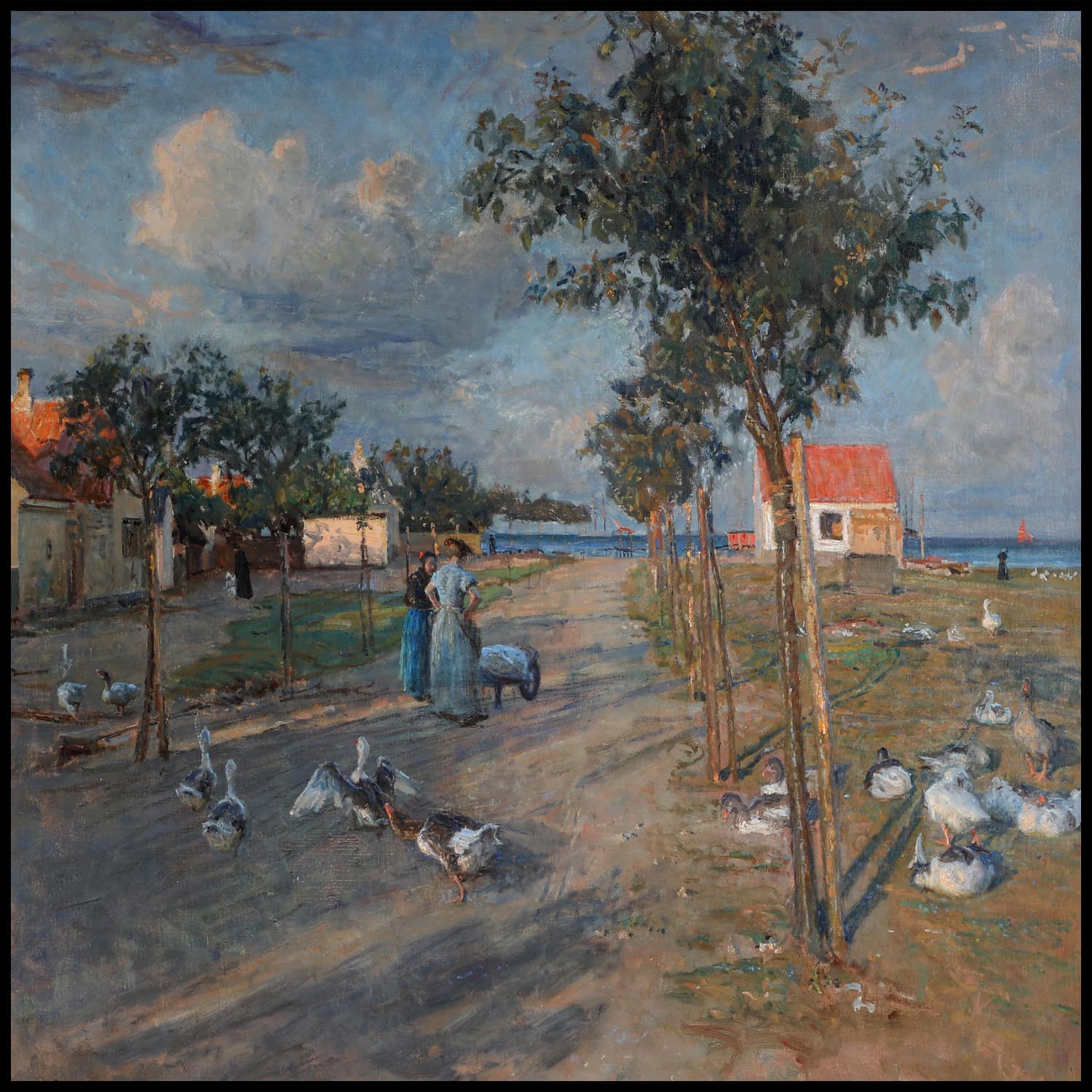 Paysage de Dragør. Amager
