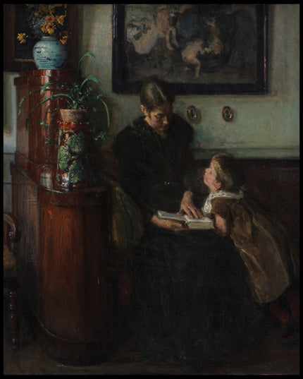 Mother Shall Read The Artist's Wife and Child