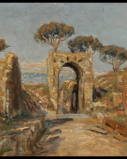 Porta Nola, Pompeii, view from inside the city