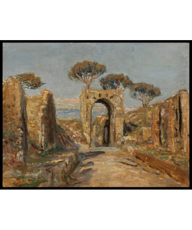 Porta Nola, Pompeii, view from inside the city