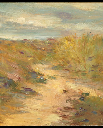 View from Klitvej towards Kapelborg with windmills