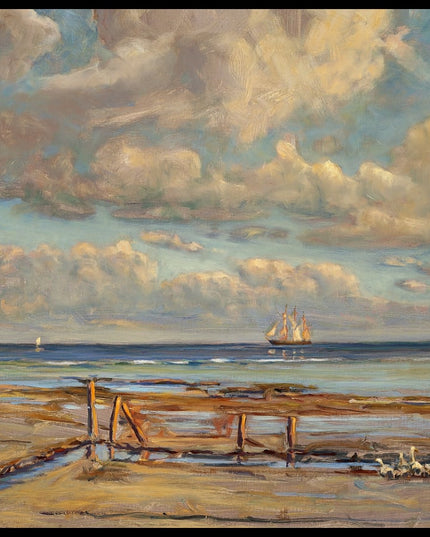 View over the sea, summer day
