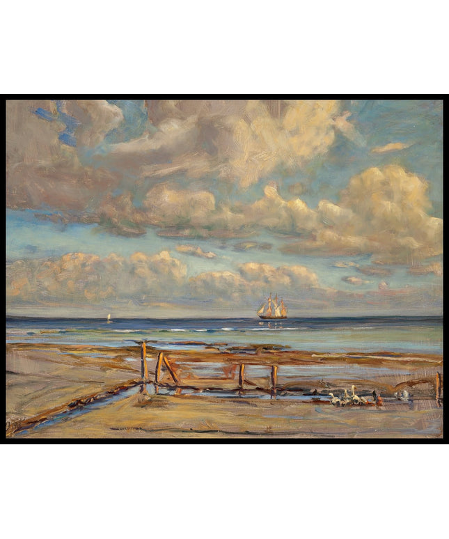 View over the sea, summer day