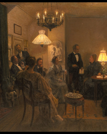 An Evening Party in the Artist's Home