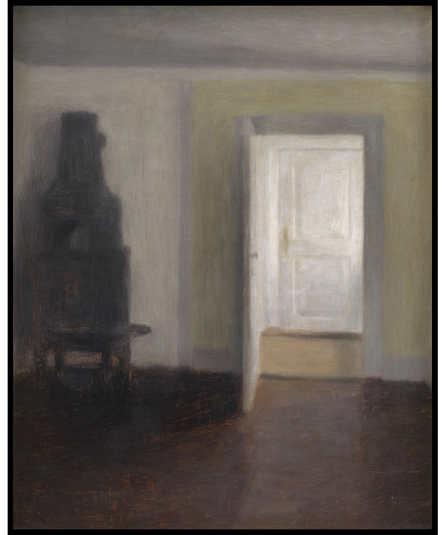 Interior. An Old Stove