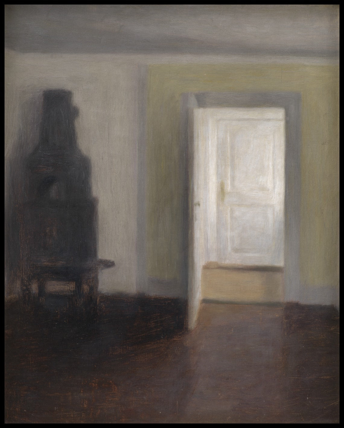 Interior. An Old Stove