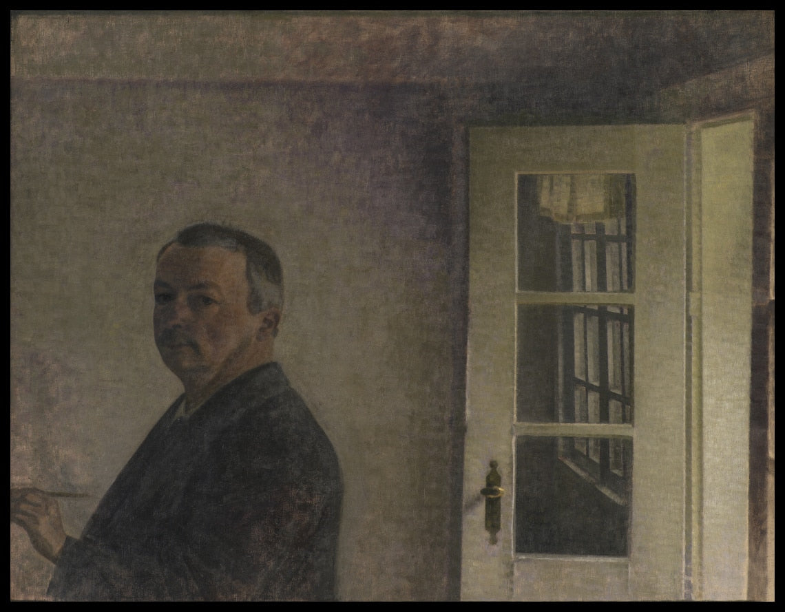 Self-Portrait. The Cottage Spurveskjul at Sorgenfri, North of Copenhagen