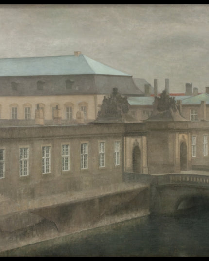 View of Christiansborg Palace. Late Autumn