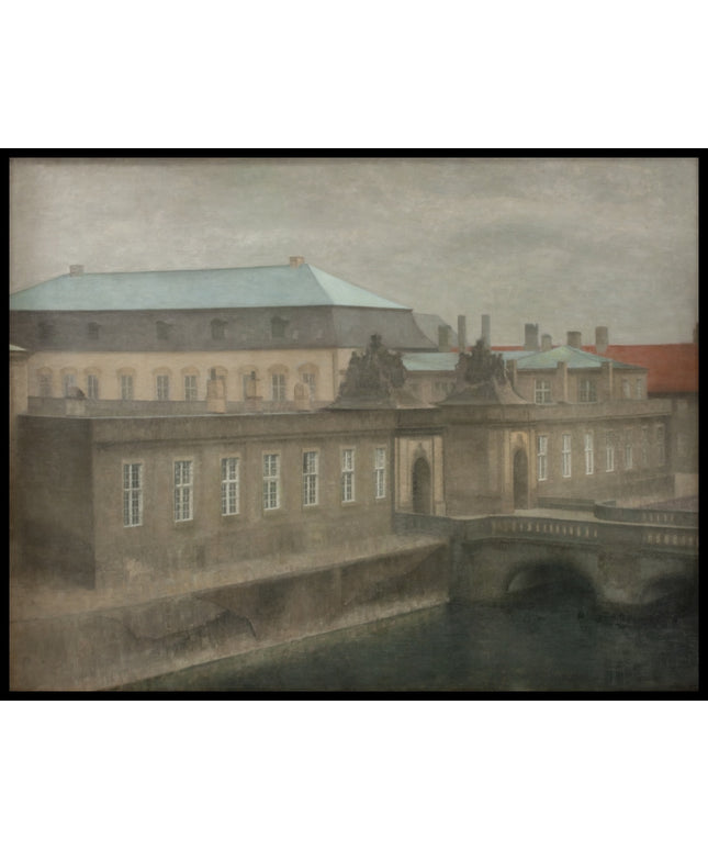 View of Christiansborg Palace. Late Autumn