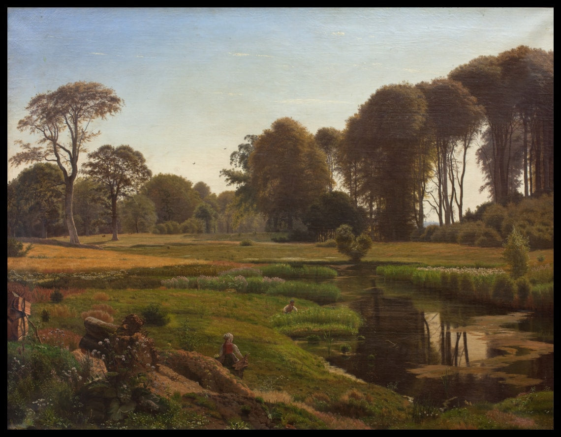 A summer day. Scene from Horneland near Fåborg
