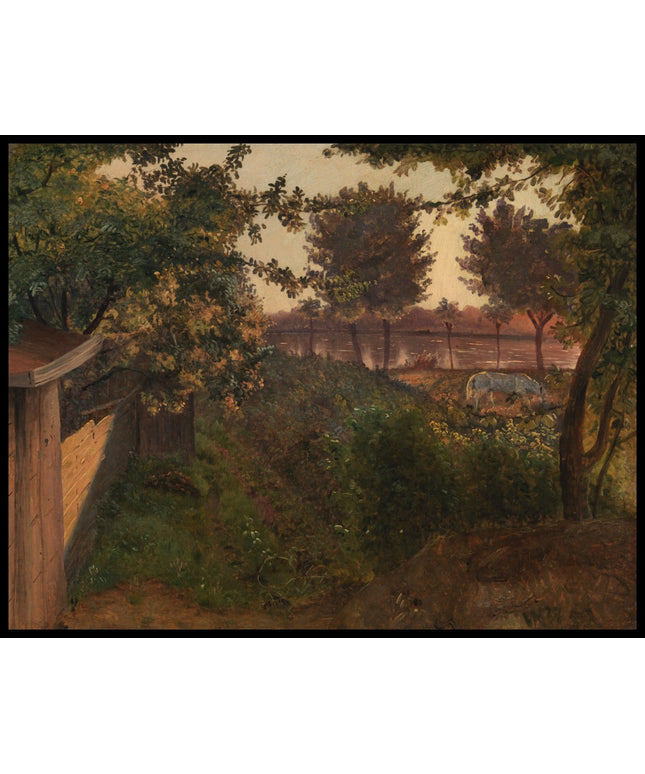 Behind the artist's garden on Farimagsvej near St. Jørgen's Lake