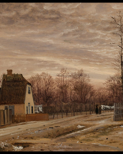 Evening after a Thaw. Taabæk, North of Copenhagen