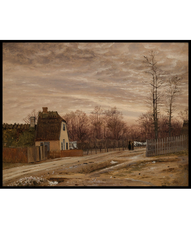 Evening after a Thaw. Taabæk, North of Copenhagen