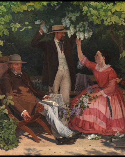 In the garden pavilion