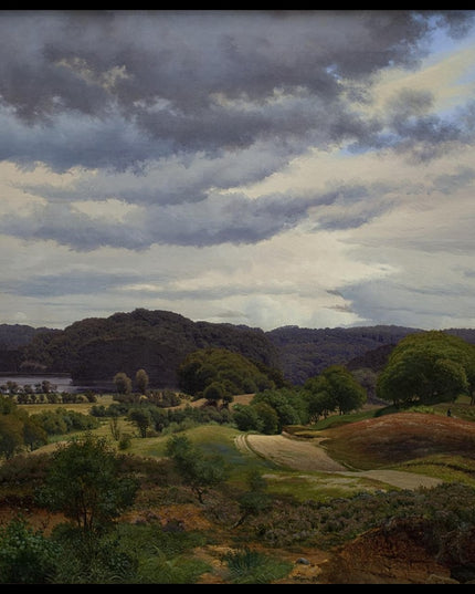 Lakes in Wooded Landscape near Silkeborg