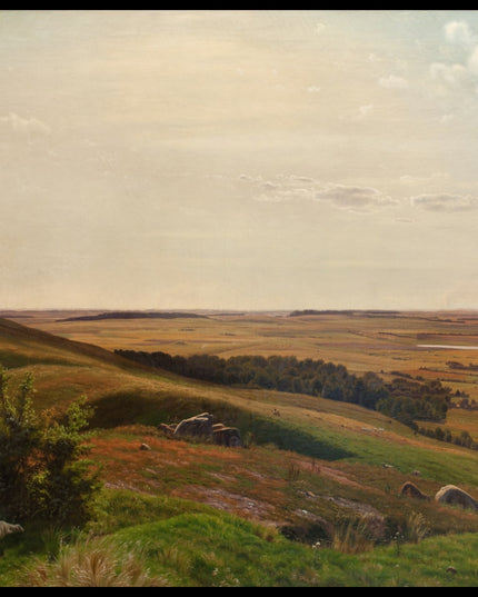 Mountain slope near Horsens. Afternoon