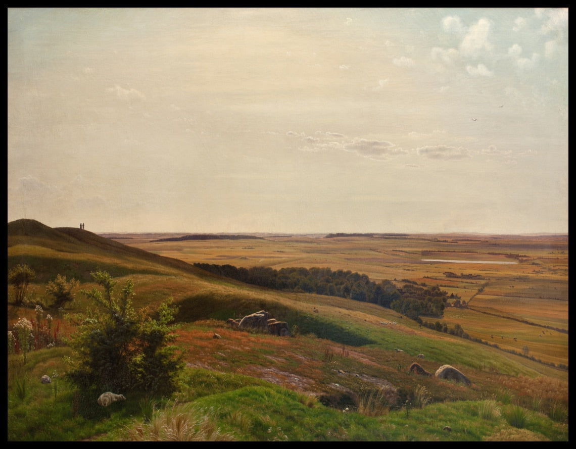 Mountain slope near Horsens. Afternoon