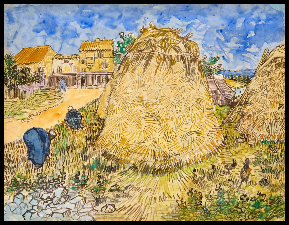 Meules de blé