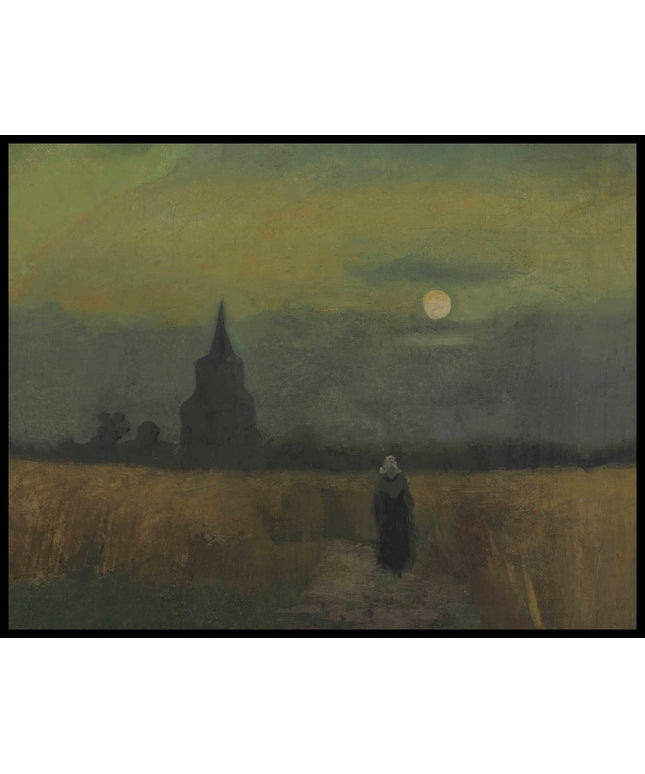 Oude Toren bij Zonsondergang