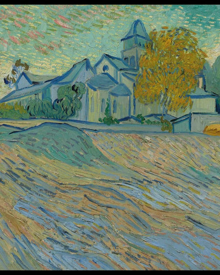 Vue de l'asile et de la Chapelle de Saint-Rémy