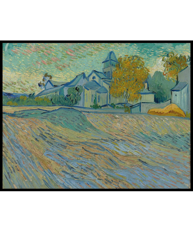 Vue de l'asile et de la Chapelle de Saint-Rémy