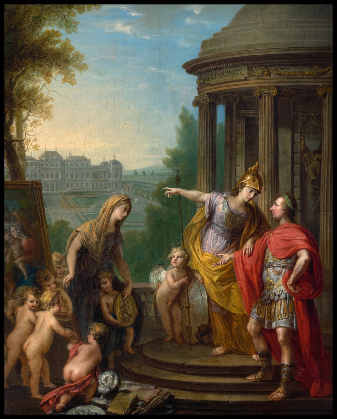 Allegorie auf die Übertragung der kaiserlichen Galerie in das Belvedere
