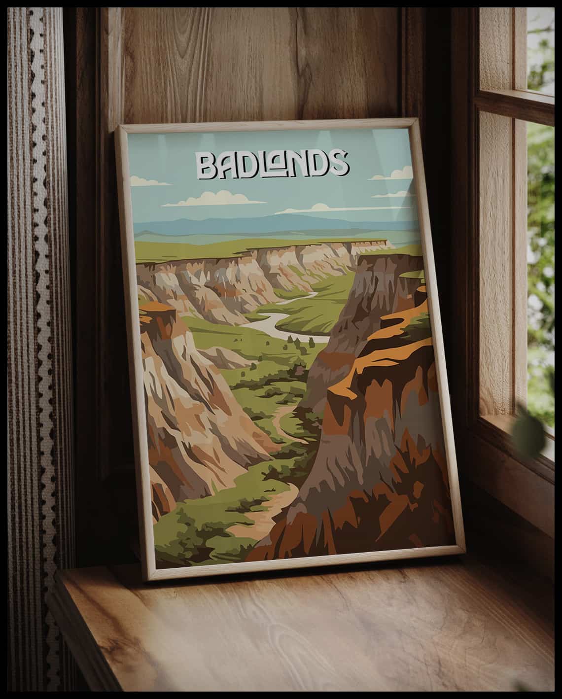 Badlands National Park Poster