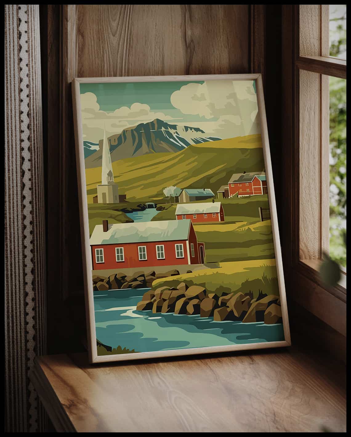 Affiche du village de Höfn
