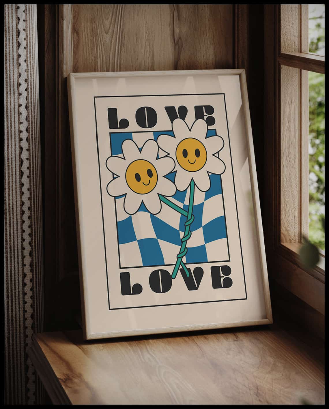 Fleurs Amour Poster