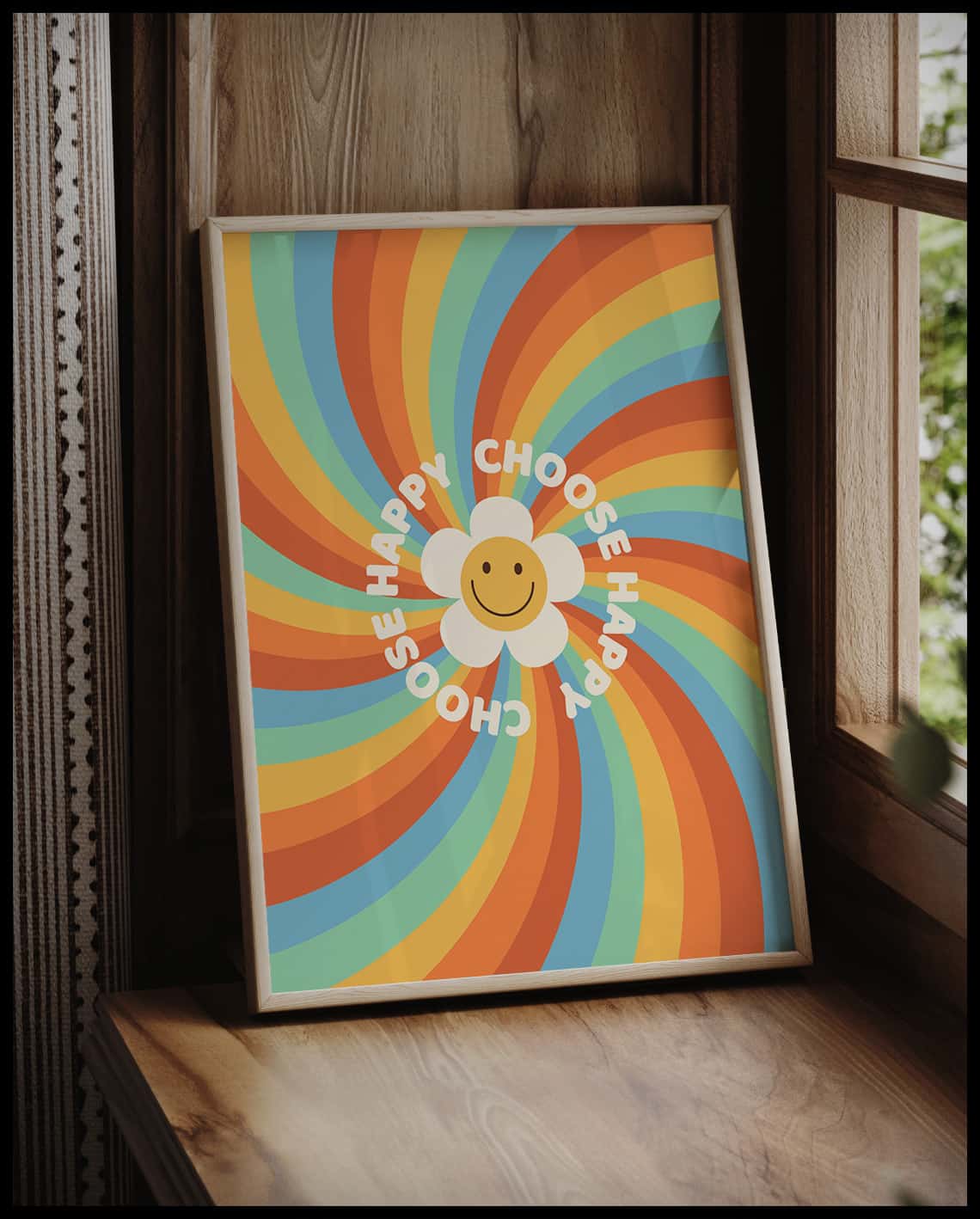 Poster Happy Blumen