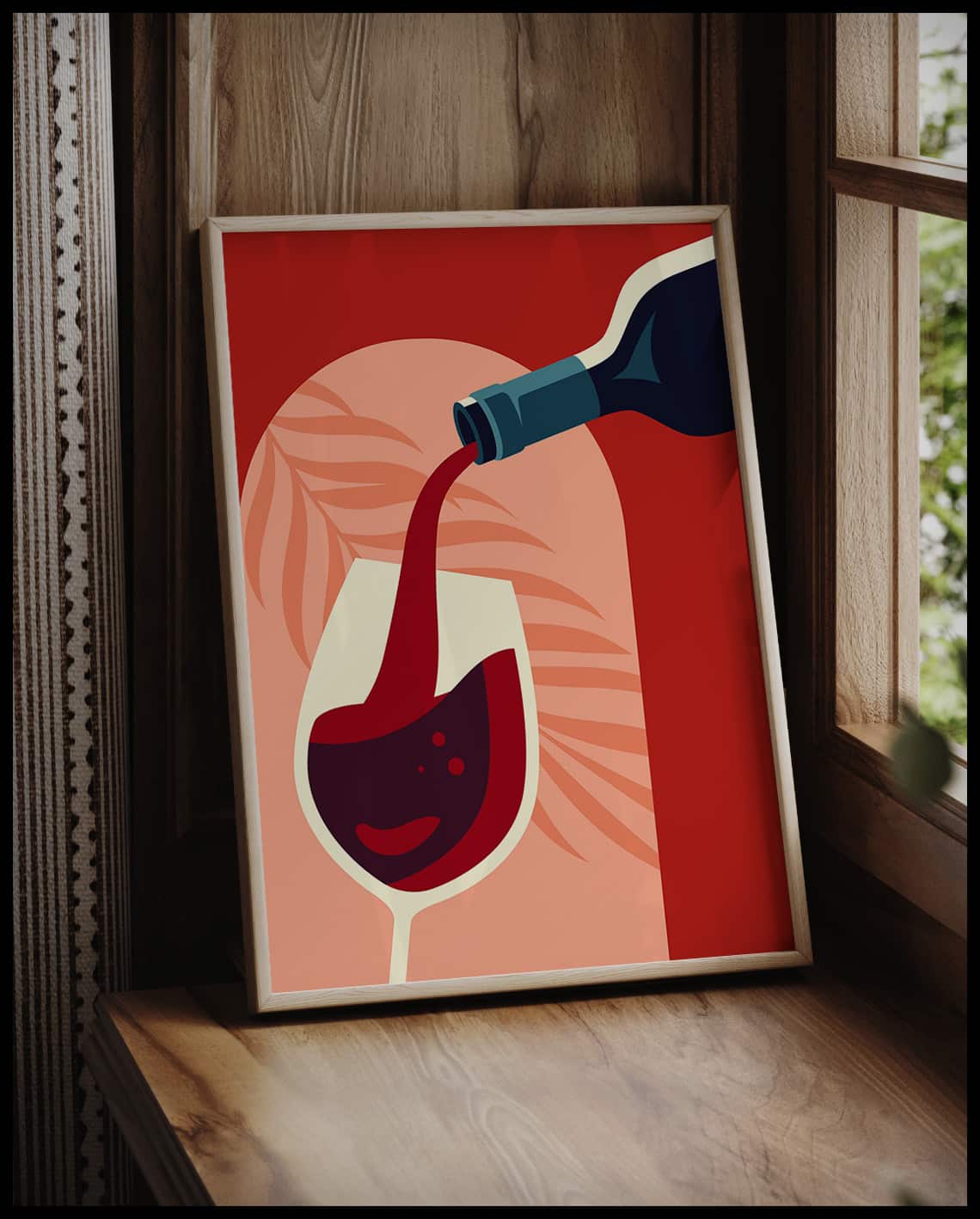 Verre à vin Poster