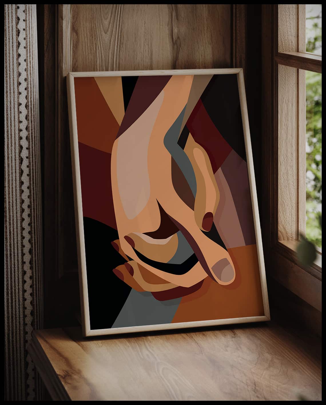 Poster des mains