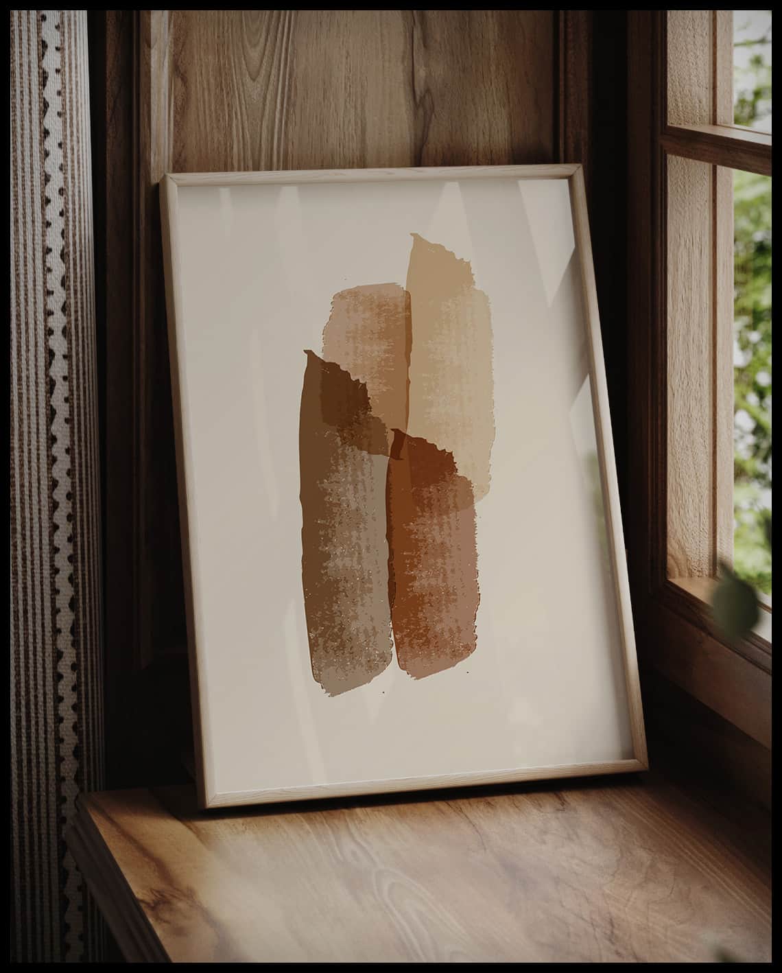 Coup de pinceau Poster