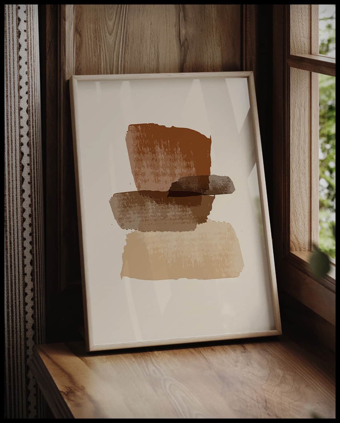 Coup de pinceau Poster