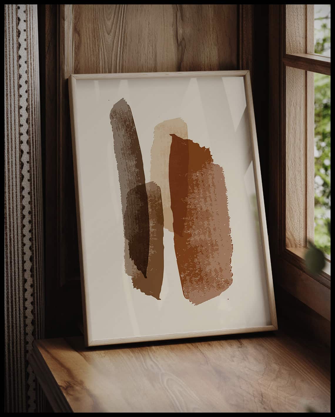 Coup de pinceau Poster