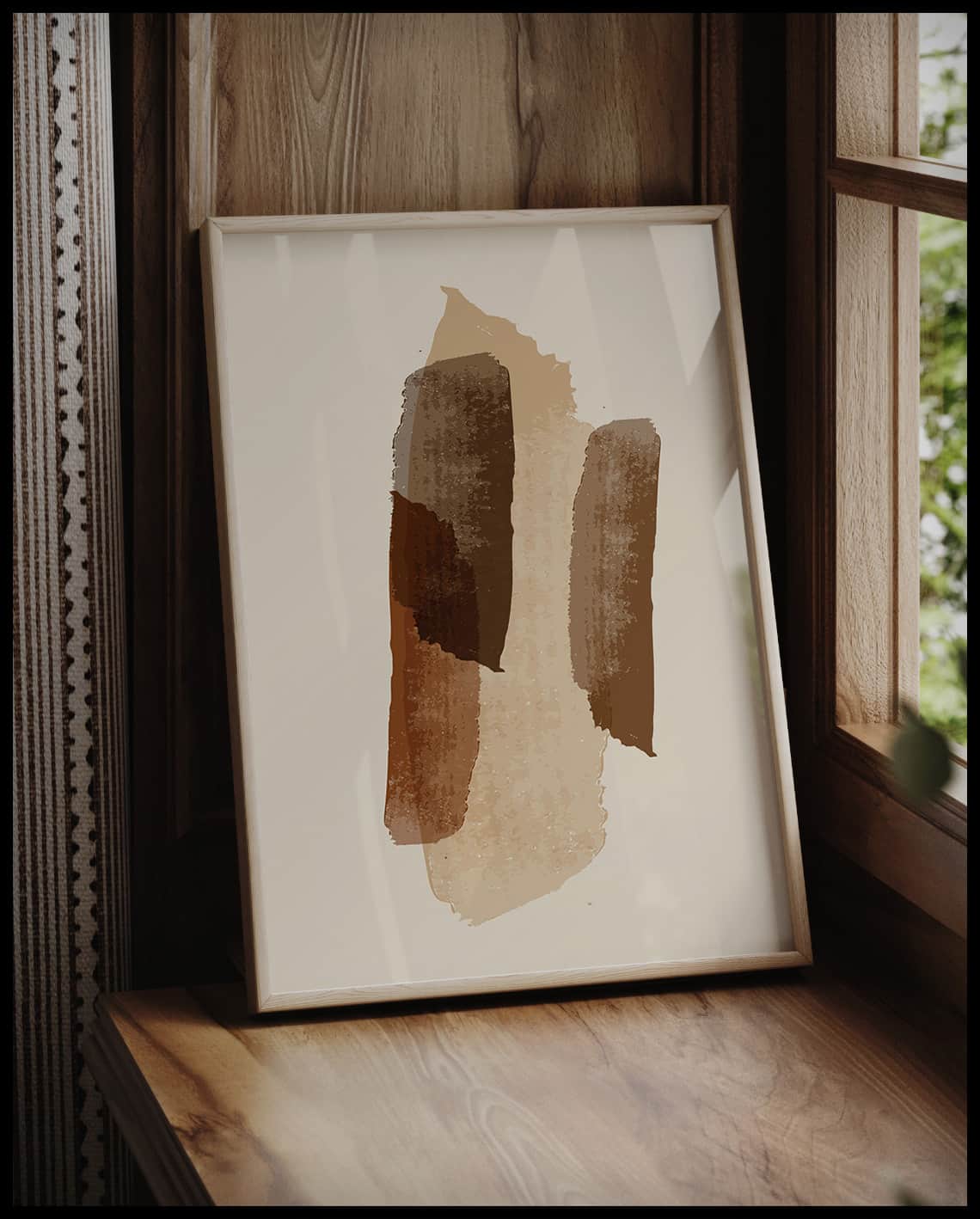 Coup de pinceau Poster