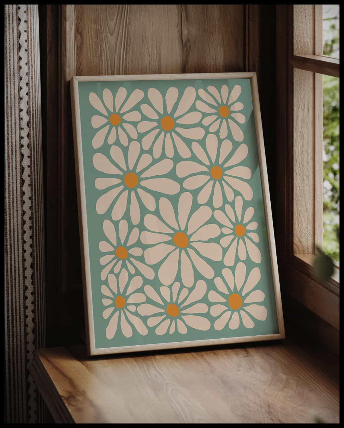 Poster à motifs floraux