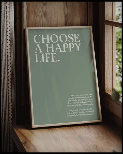 Choose Happy Poster