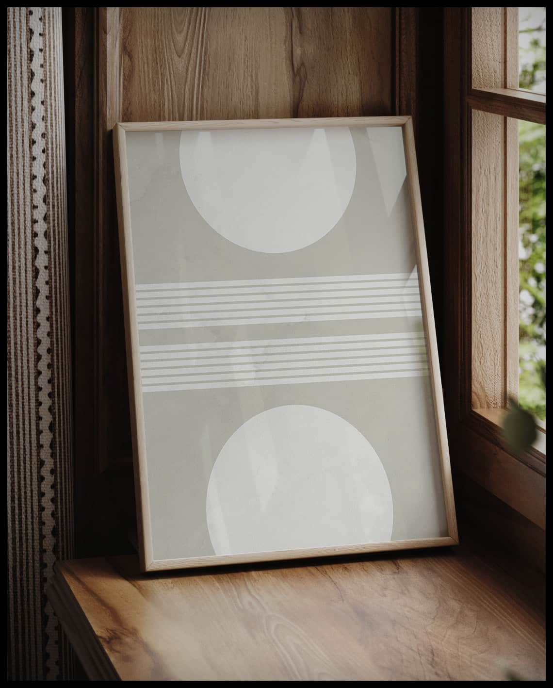 Poster à rayures