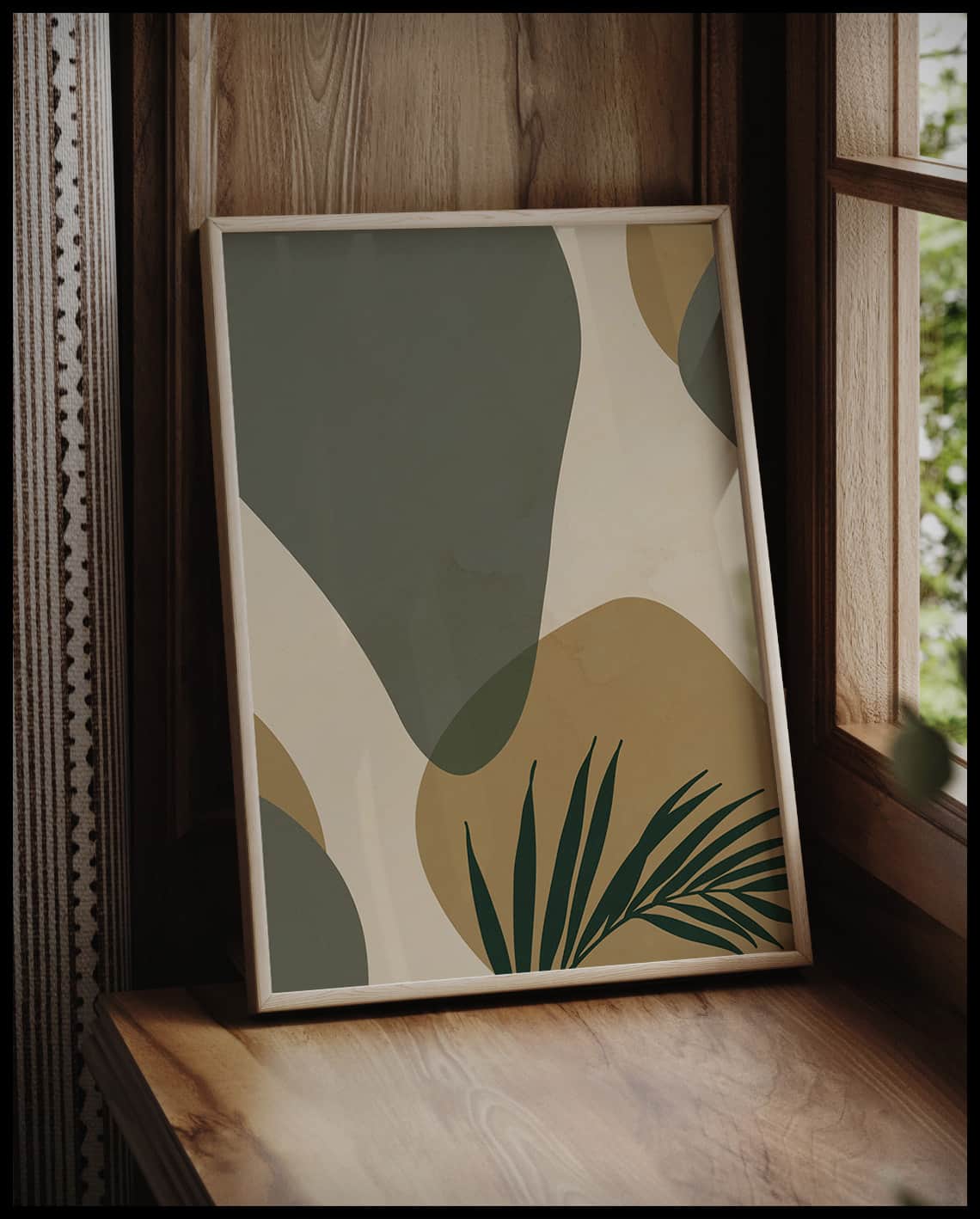Poster de formes abstraites