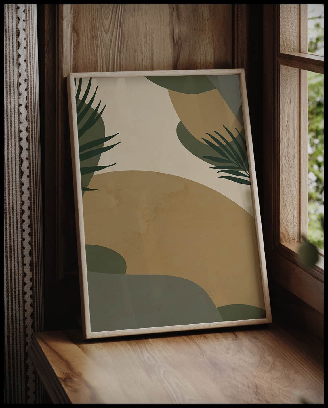 Poster de formes abstraites