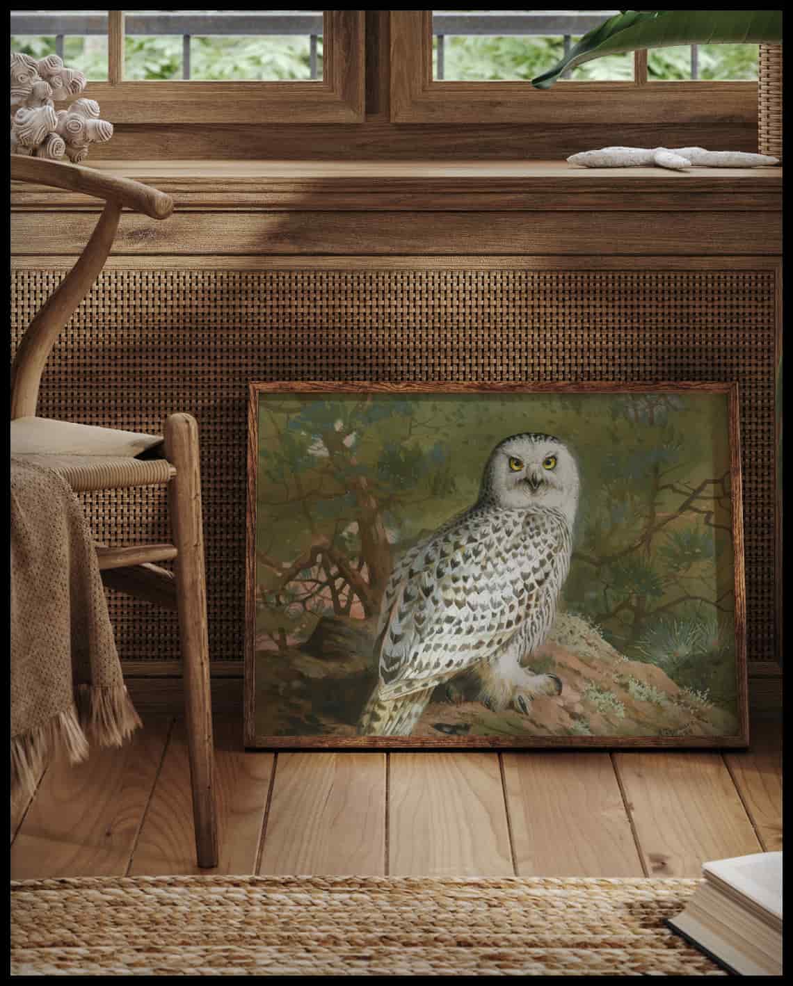 Schneeeule Poster