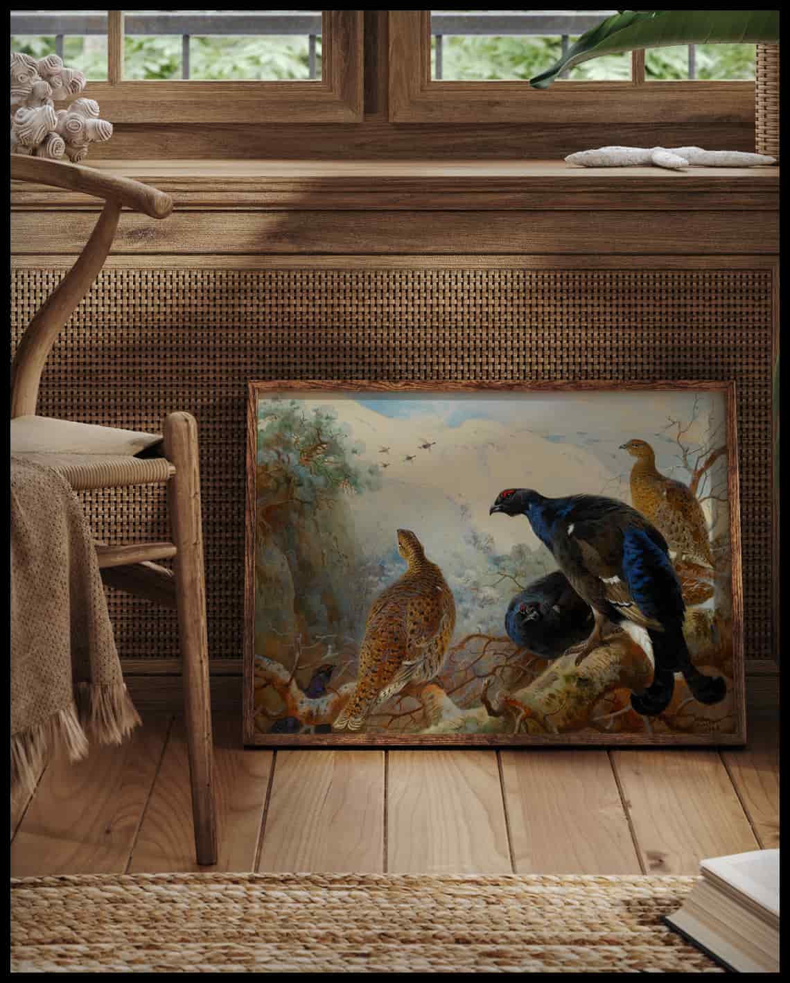 Vogelschwarm Poster