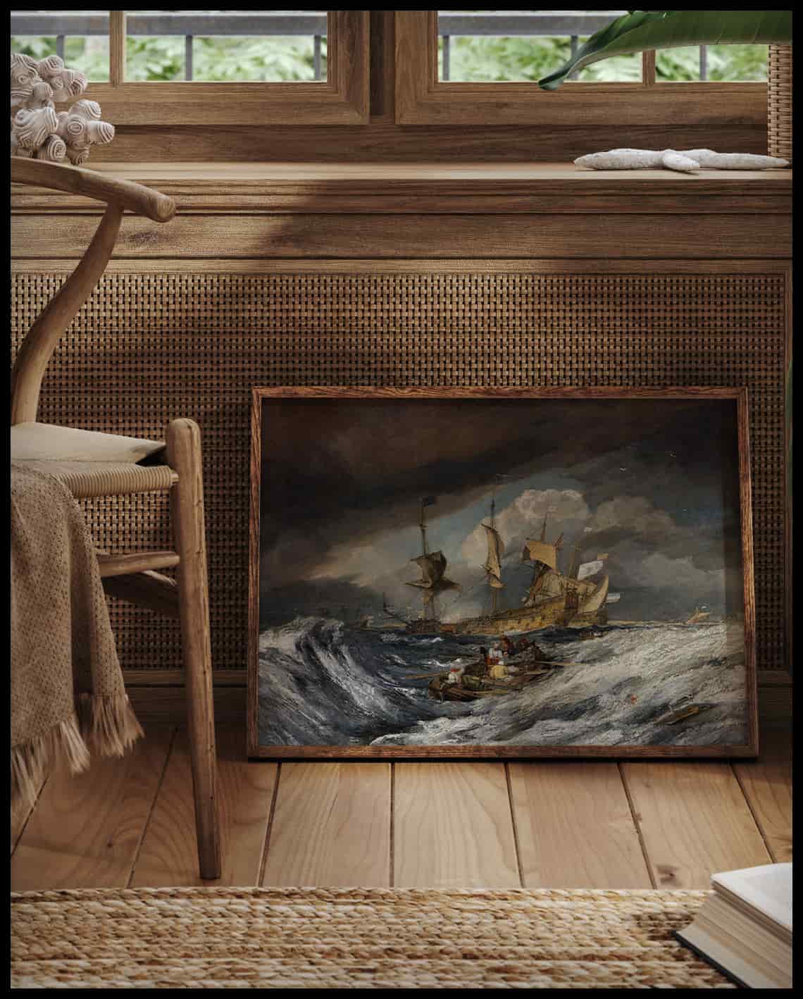 Bateaux Carrying Out Anchors