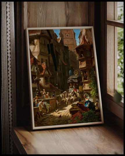 Ankunft der Postkutsche