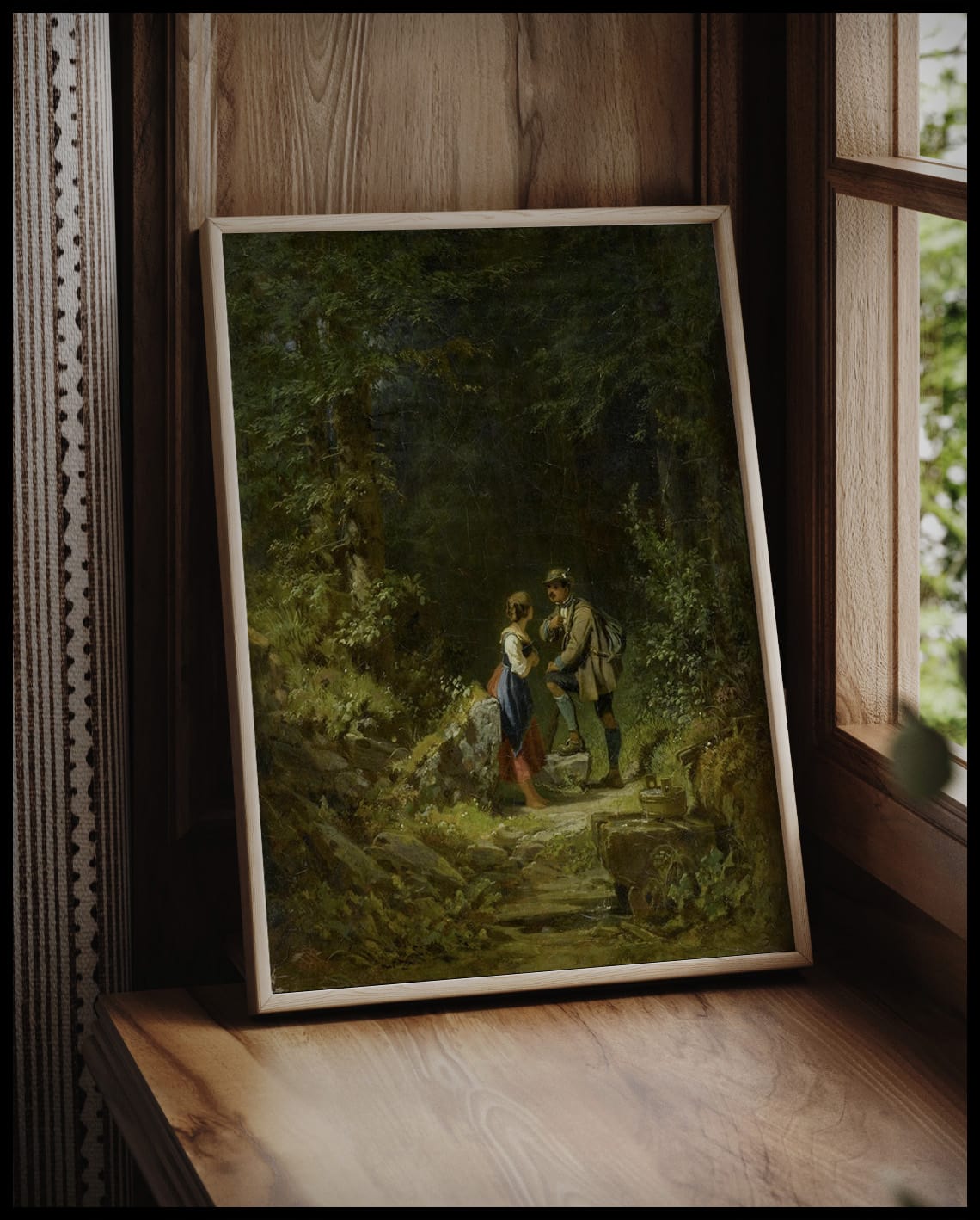 Rencontre dans la forêt